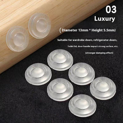 Transparent Silicone Anti-collision Particle Wardrobe Cabinet Door Rear Pad
