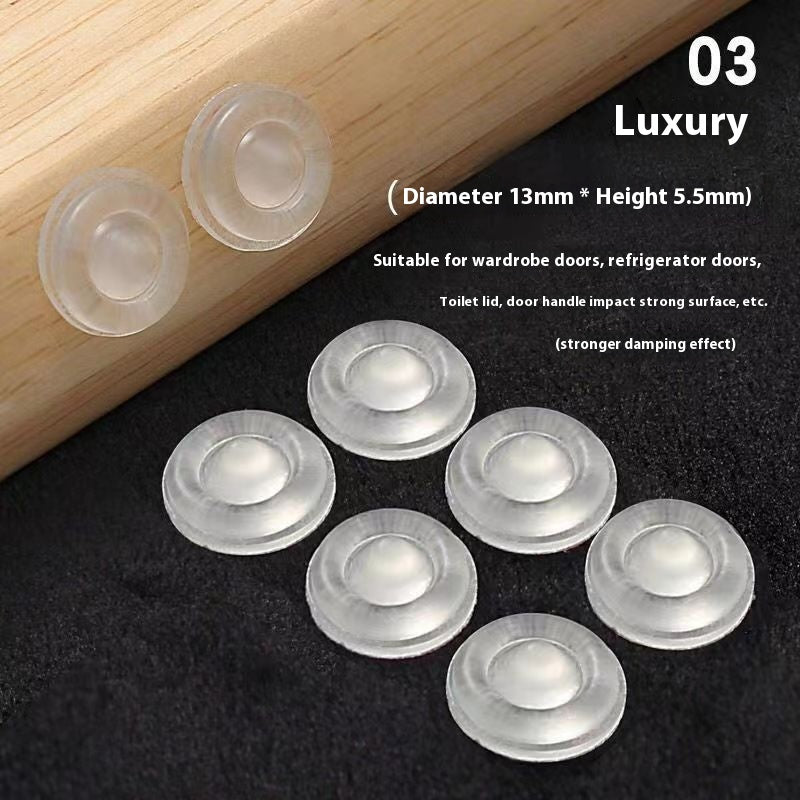 Transparent Silicone Anti-collision Particle Wardrobe Cabinet Door Rear Pad